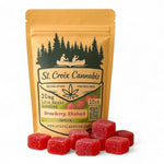 St. Croix Canna Strawberry Rhubarb 20mg Delta 9 Gummies – Uplifting Sativa-10ct