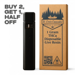 St. Croix Cannabis Sativa 1g THCa Disposable Live Resin Vape – Energizing, Balanced, Relaxing - Wisconsin THCa