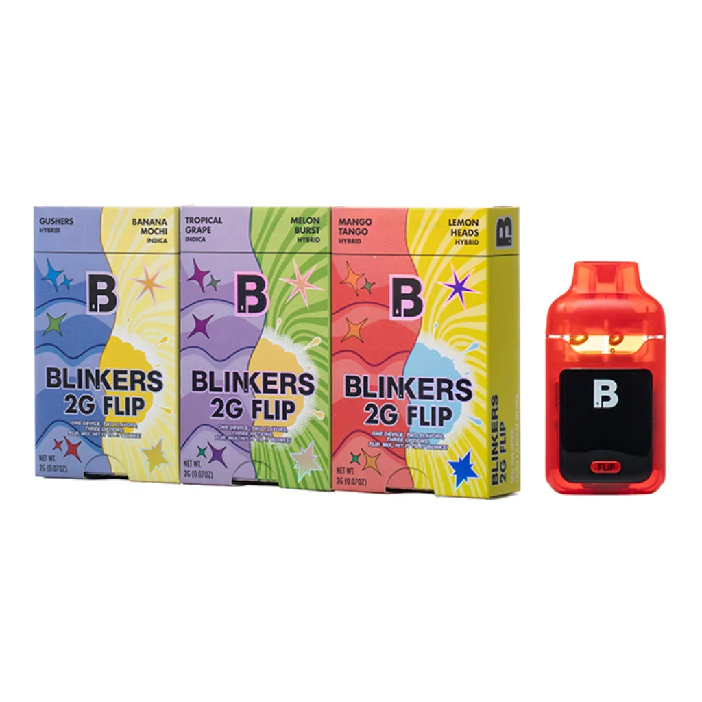 Blinkers Flip 2g Dual Chamber THCA Disposable Vape