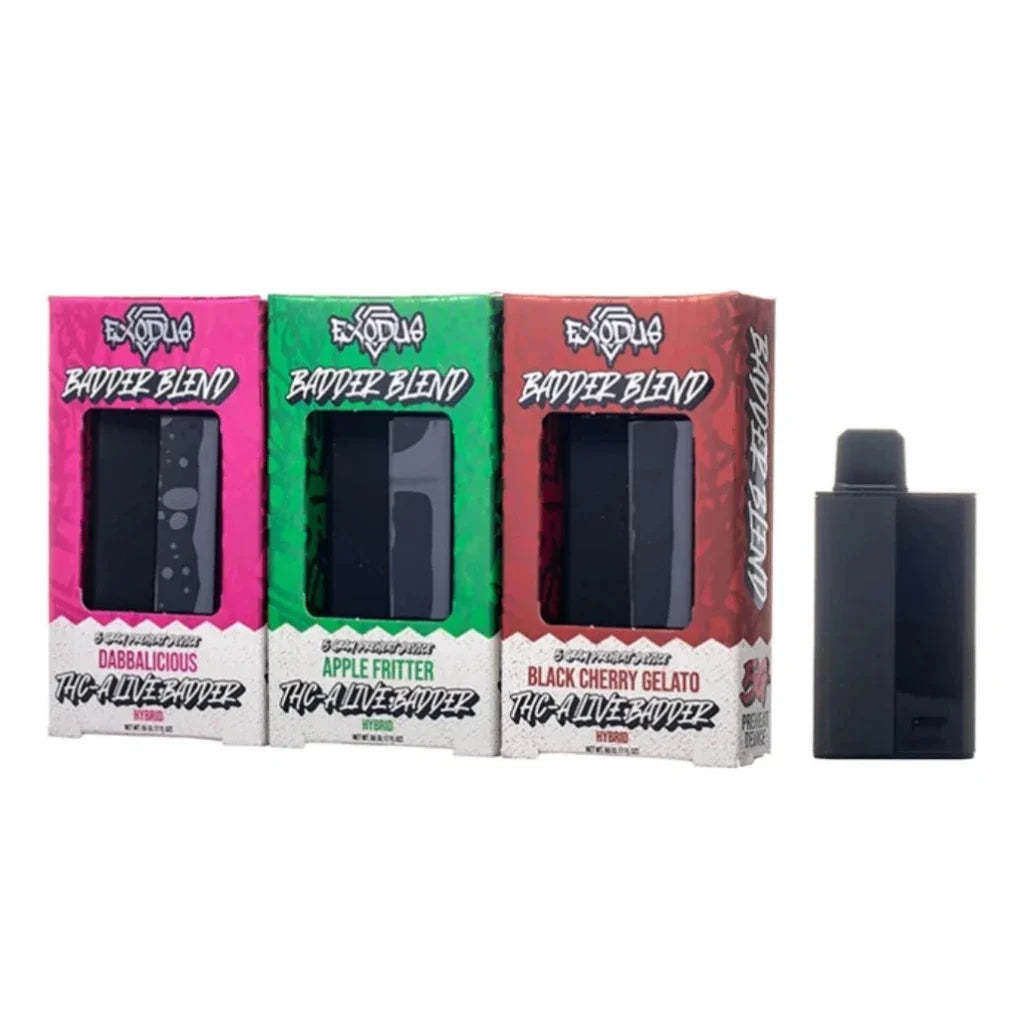 Exodus 5g Badder Blend Disposable – Full Strain Lineup