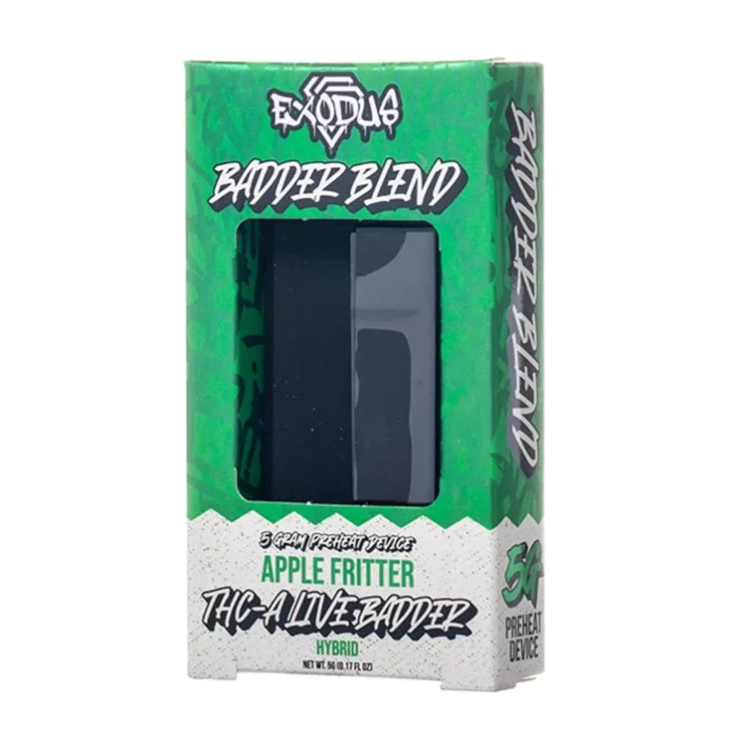 Exodus 5g Badder Blend Disposable – Apple Fritter (Hybrid)