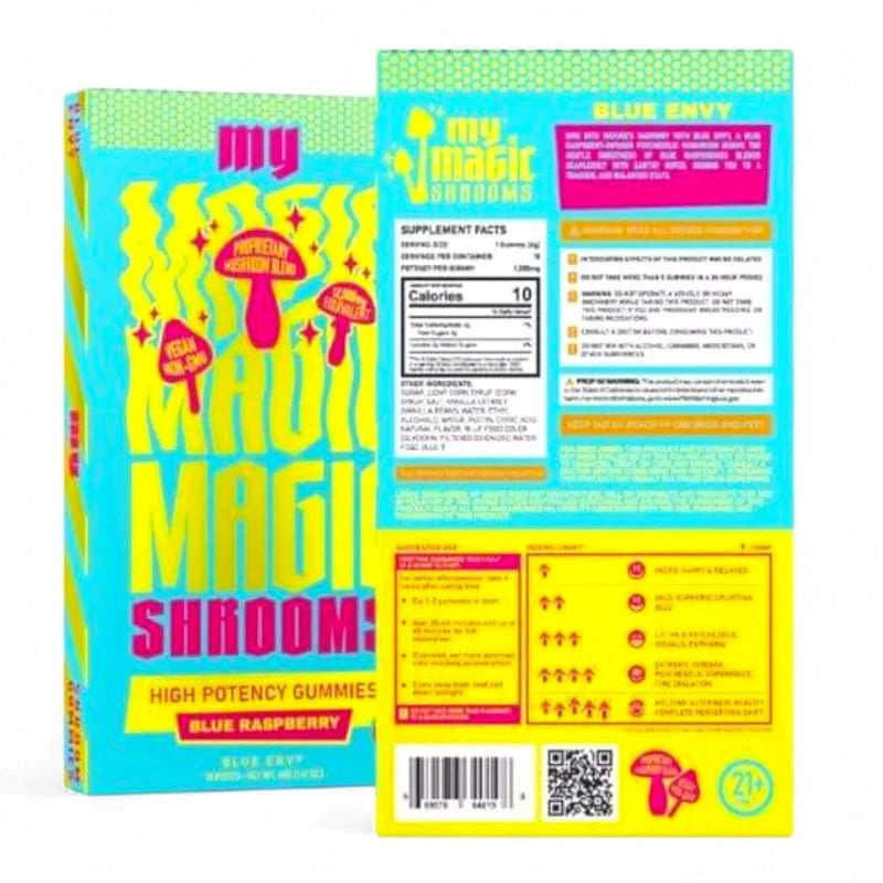 Exodus 1200mg Mushroom Gummies – Proprietary Nootropic Blend (10ct)