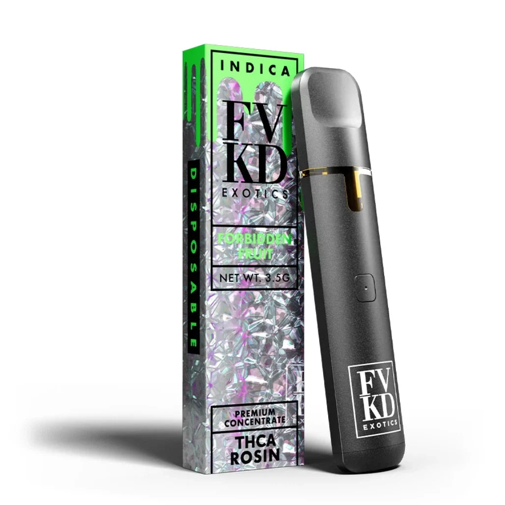 FVKD Exotics 3.5g THCA Live Rosin Disposable – Forbidden Fruit (Indica)