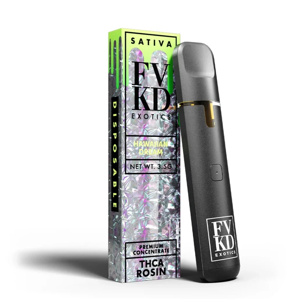 FVKD Exotics 3.5g THCA Live Rosin Disposable – Hawaiian Dream (Sativa)