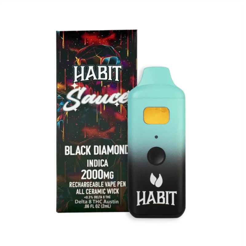 Habit Black Diamond 2g THCA Disposable Vape 2000mg (Indica)