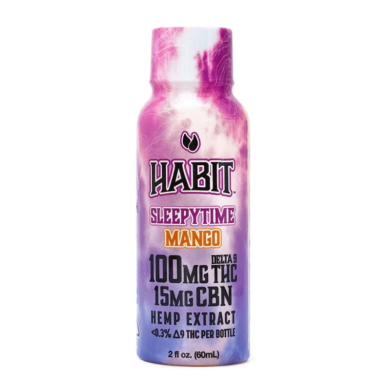 Habit Delta 9 Hemp Shots 100mg THC 60mL – Strawberry Lemonade, Watermelon Lemonade, Sleepytime Mango CBN
