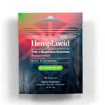 Hemp Lucid Stress Mushroom Gummies – Watermelon (Reishi + Cordyceps)