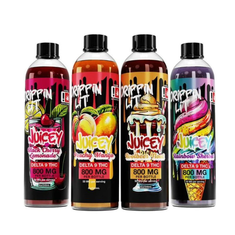 Juicey Drippin Lit Delta-9 Syrup 800mg – All 5 Flavors
