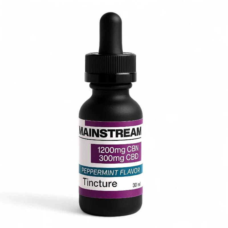 Mainstream CBD Peppermint CBN + CBD Tincture 1200mg CBN