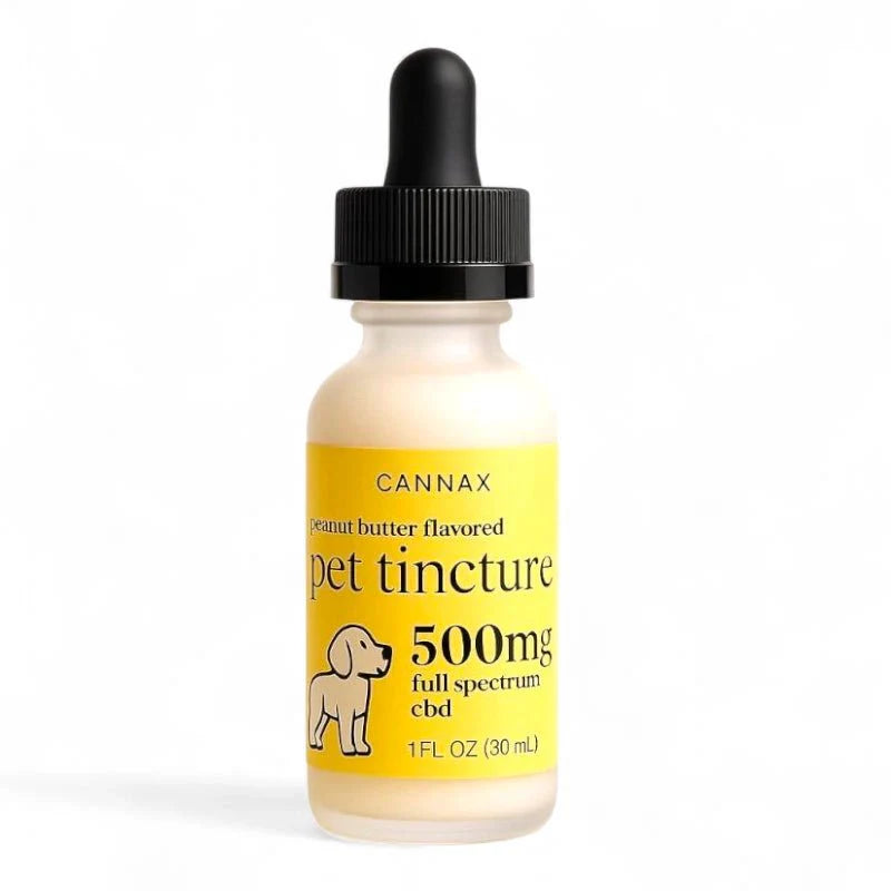 Peanut Butter Flavored 500mg CBD Oil for Dogs – THC Free