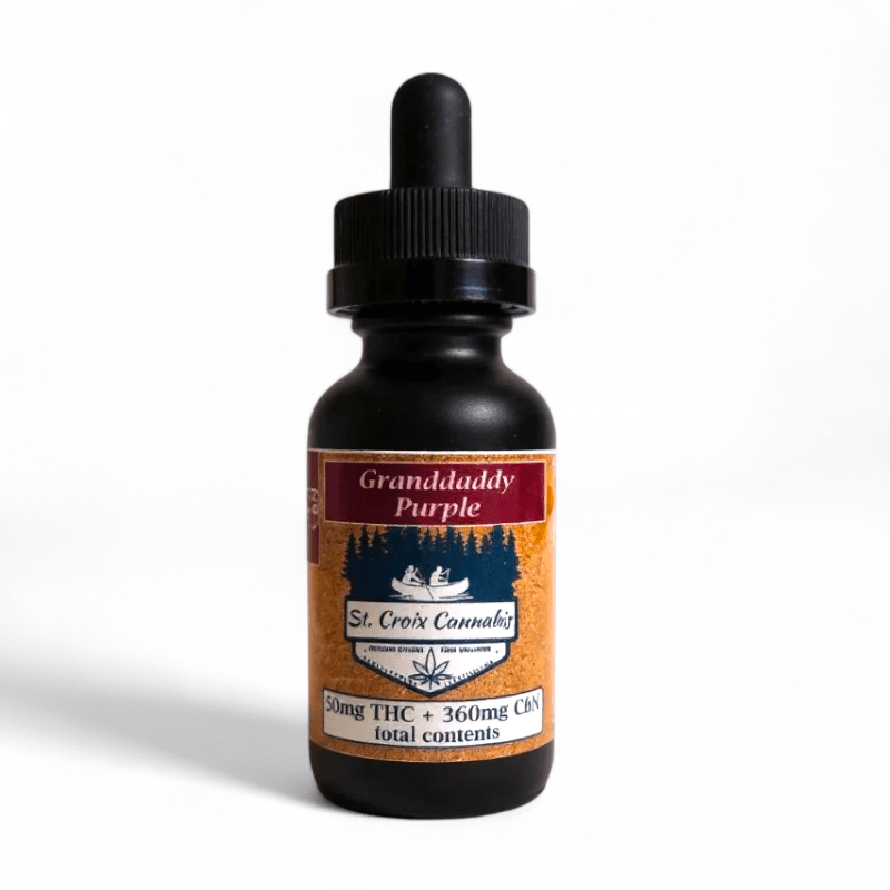 Mainstream CBD Granddaddy Purple THC Tincture 50mg (Indica)