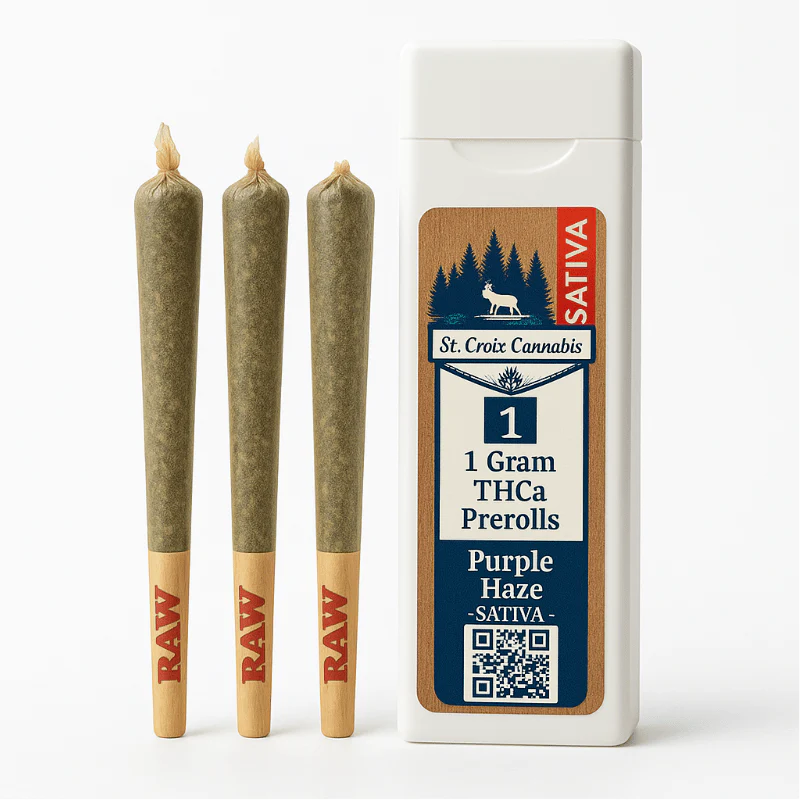 St. Croix Canna 1g THCa Pre-Rolls – Premium Indoor Whole Flower
