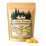 St. Croix Canna Green Apple 20mg Delta 9 Gummies – Balanced Hybrid-50ct
