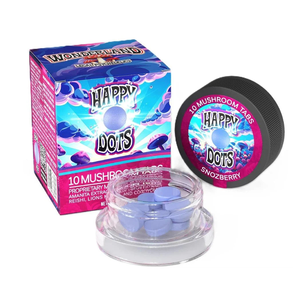 Happy Dot Mushroom Tabs - 10ct - Snozberry